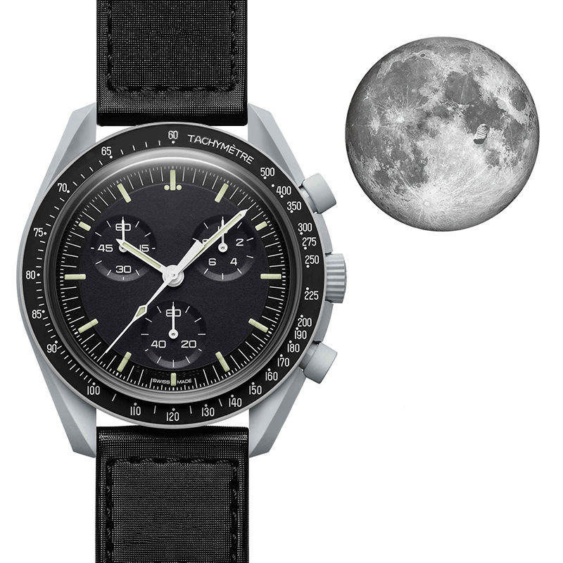 Reloj mecánico de fase lunar de edición limitada para hombres Super Clone