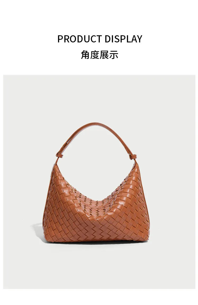 Bolso de hombro grande de capacidad para viajar, bolso de playa trenzado hecho a mano, tote tejido para damas