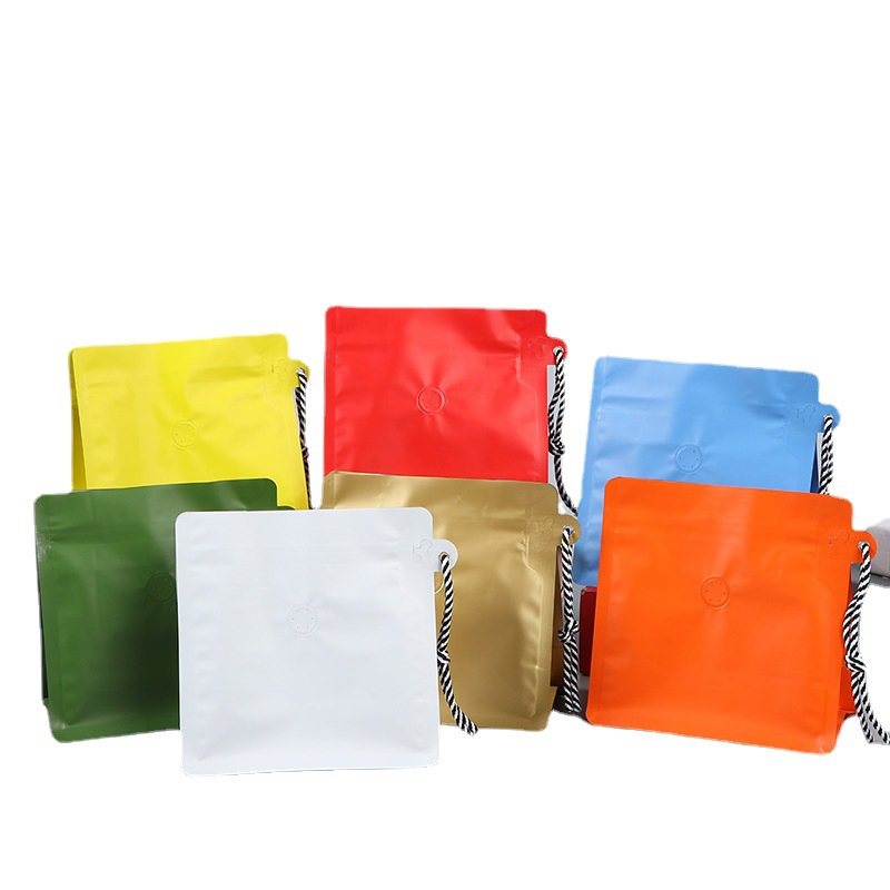 Bolsa de embalaje de té de acordeón con revestimiento de aluminio, grado alimenticio