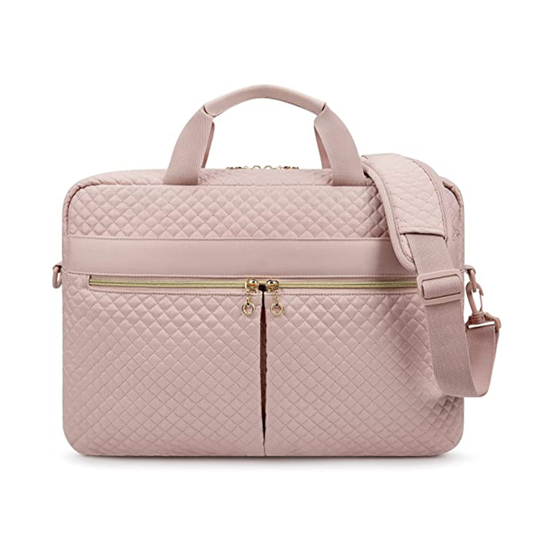 Bolsa de hombro para tabletas de viaje grande de color rosa 17.3 impermeable