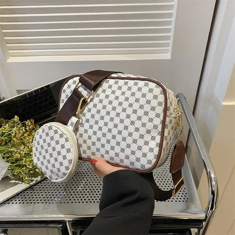 Bolso de mano pequeño de mujer de cuero PU de diseñador de lujo