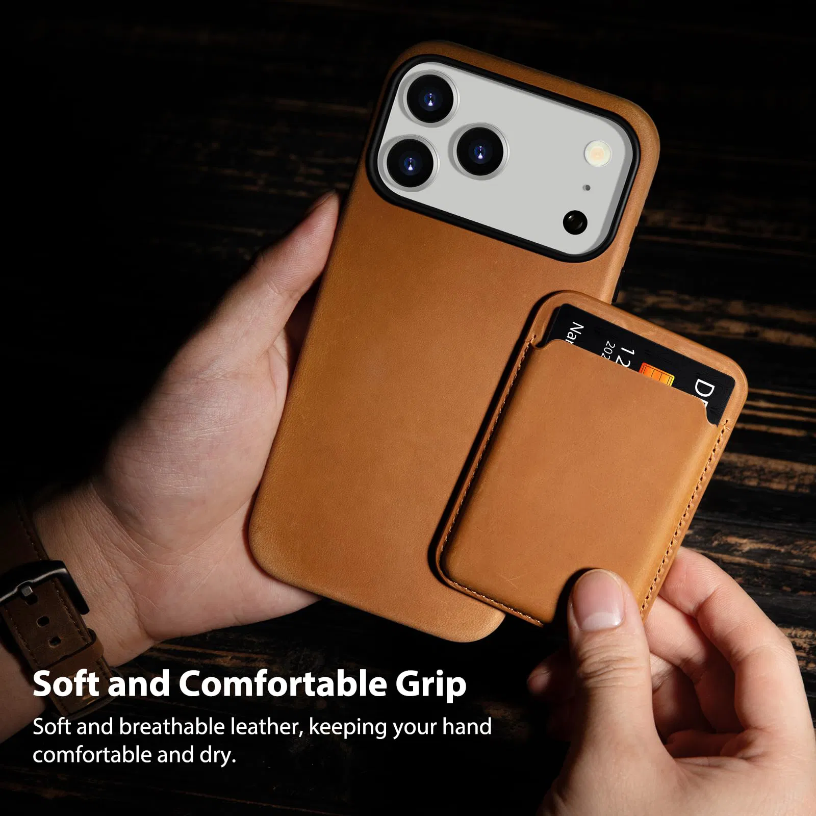 Fundas de teléfono móvil de cuero magnéticas Magsafe para iPhone 17 PRO/17 PRO Max