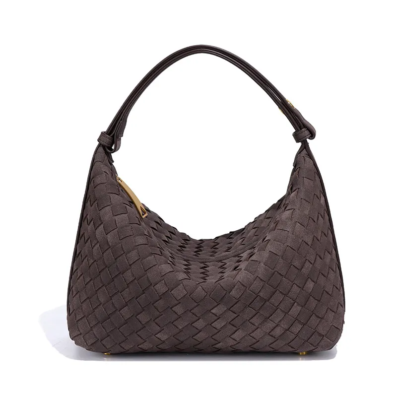 Bolso de hombro grande de capacidad para viajar, bolso de playa trenzado hecho a mano, tote tejido para damas