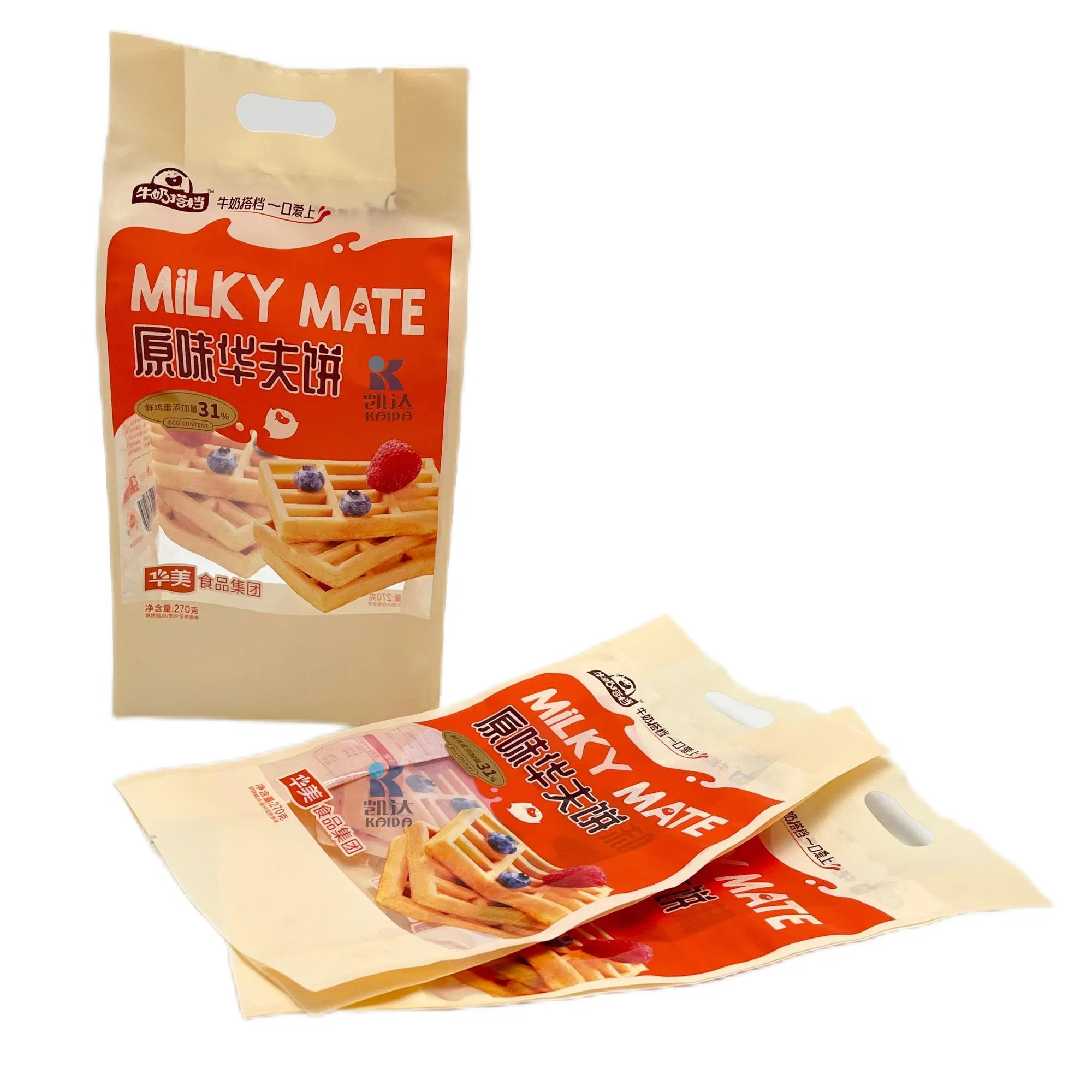 Bolsas de acordeón impresas en gravure para soluciones de almacenamiento de productos horneados