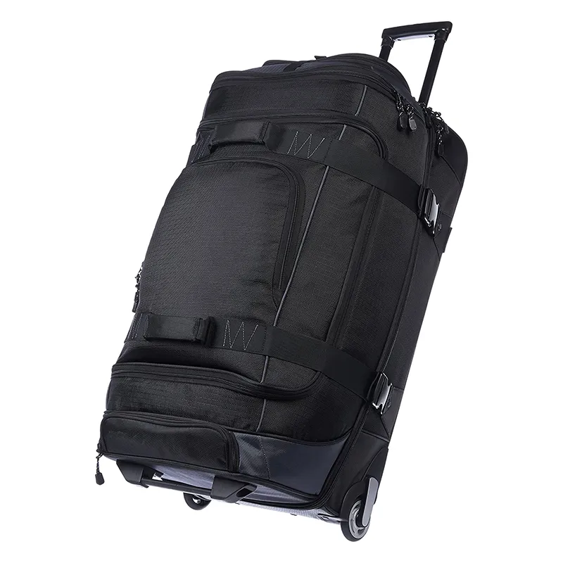 Bolsa de viaje duffel portátil con ruedas para fin de semana de la mejor moda OEM