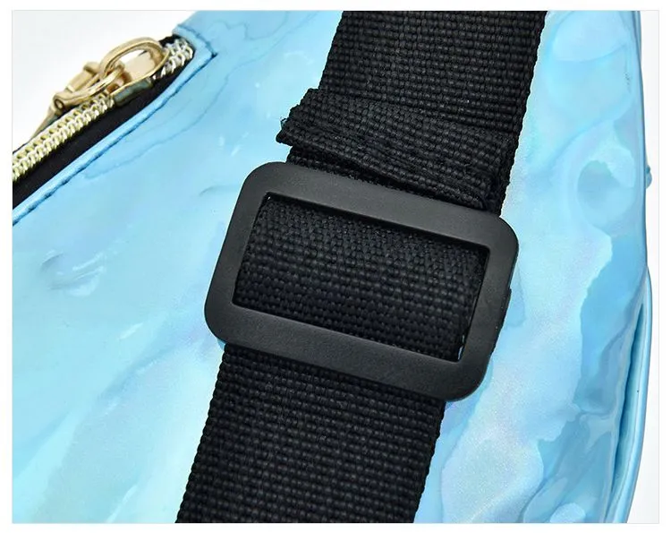 Bolso de Cintura Holográfico para Mujeres
