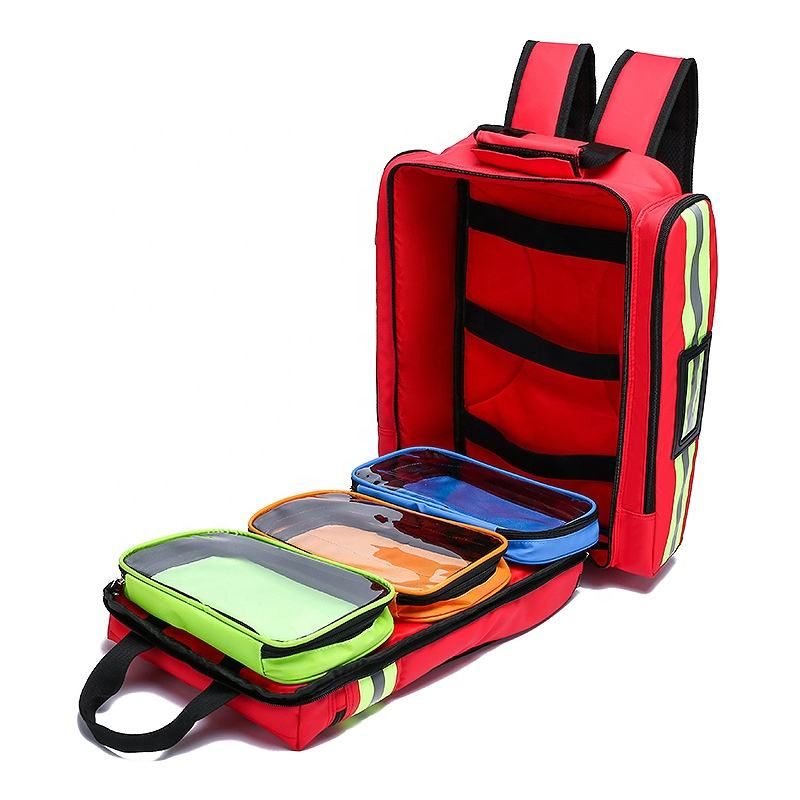 Kit de primeros auxilios modular vacío y elegante para paramédicos, colección médica de maletas de lujo, mochila de módulo médico para doctores