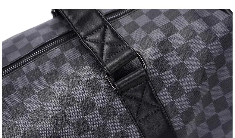 2025 Gran bolsa de viaje de cuero PU para hombres
