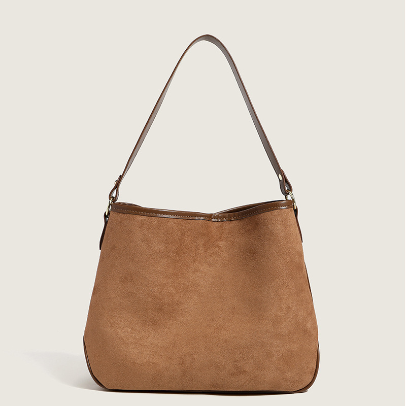 Bolso de hombro cruzado de gran capacidad para mujer, de moda, con acabado mate, estilo cubo para otoño e invierno