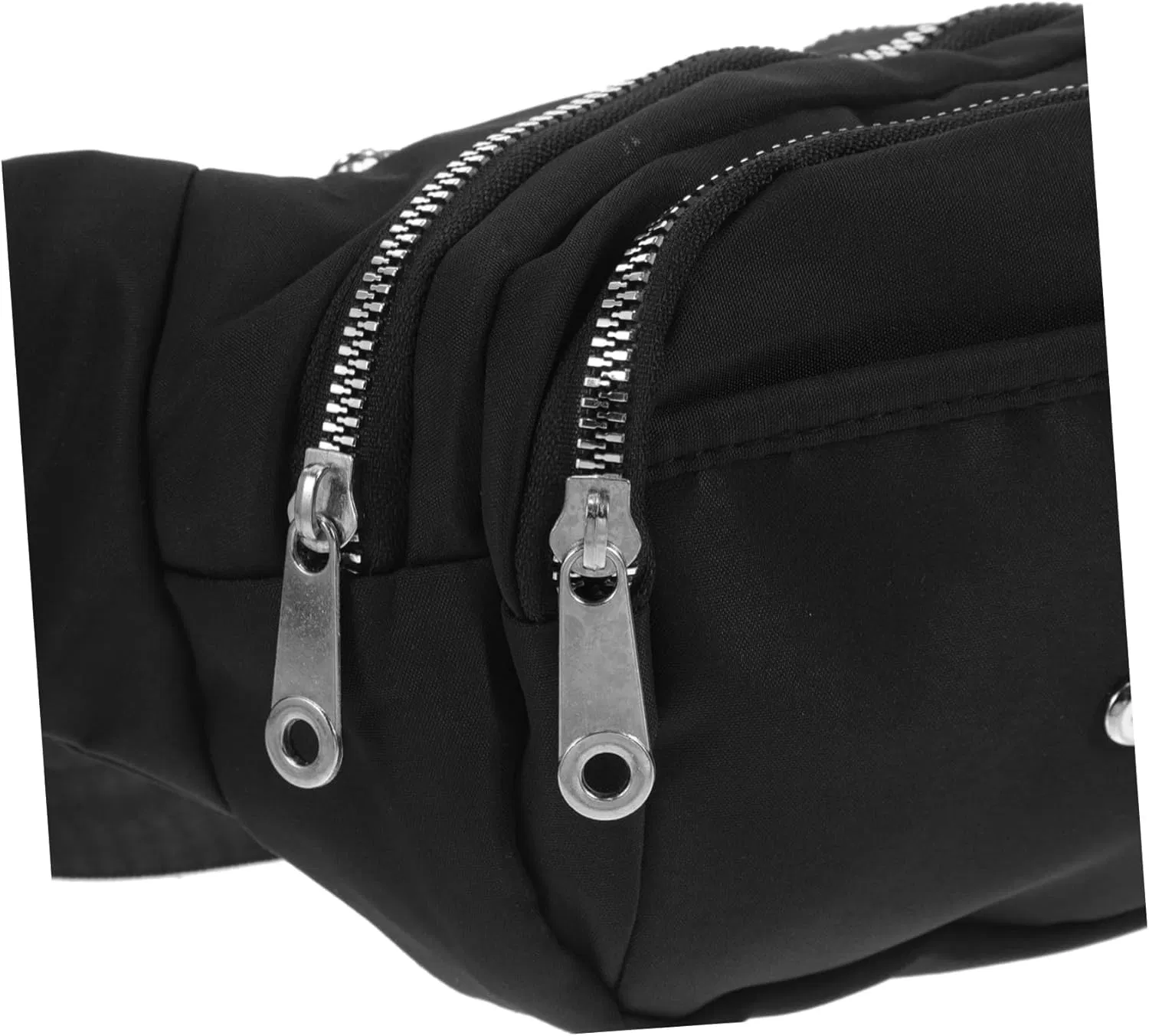 Bolso de Cintura de Moda para Mujeres con Doble Cremallera, Funda para Teléfono, Bolso de Cintura Estiloso para Correr, Viajar y Entrenamientos, Capacidad de Bandolera, Riñonera
