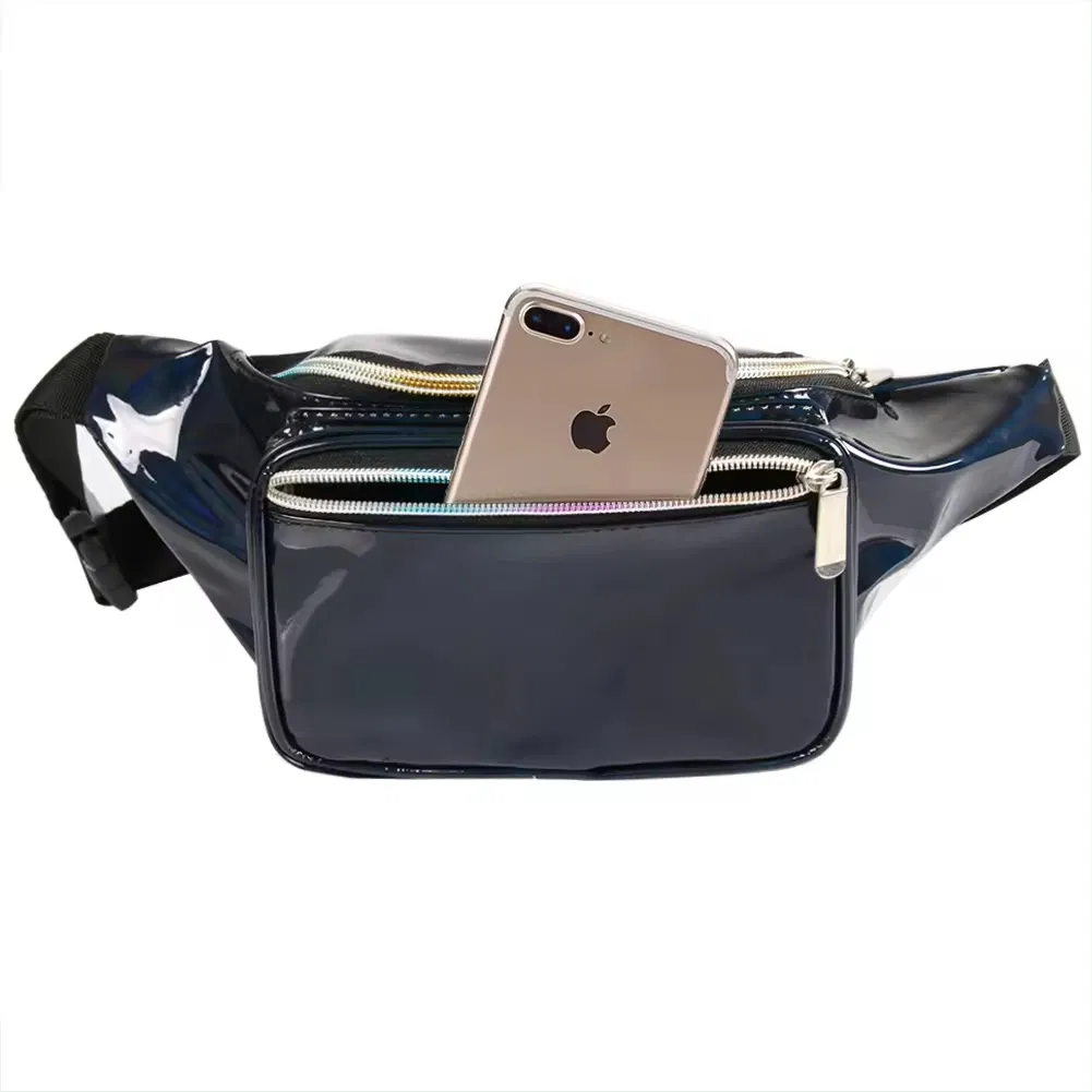 Bolso de Cintura Holográfico para Mujeres