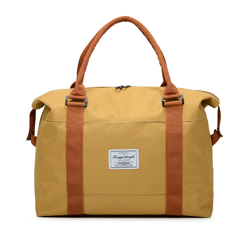 Bolsa de deporte de fin de semana popular al por mayor para mujeres, bolsa de viaje de mano, bolsa de duffle deportiva para damas