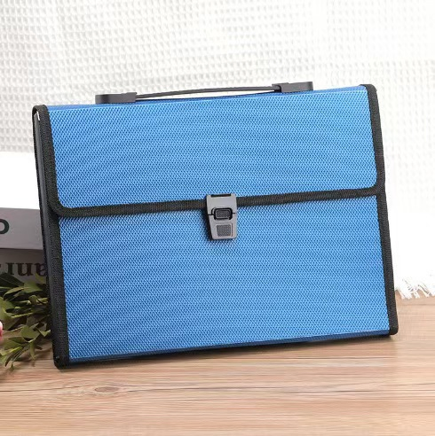 Bolsa de archivo expandible tipo acordeón con cierre a presión de gran capacidad para negocios 13