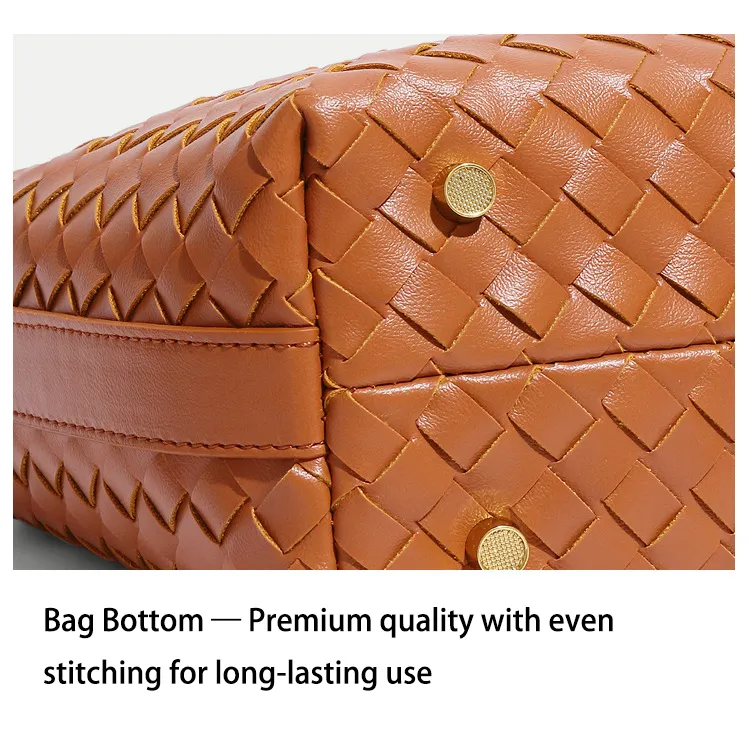 Bolso de hombro grande de capacidad para viajar, bolso de playa trenzado hecho a mano, tote tejido para damas