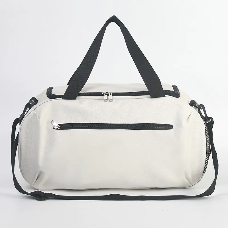 Gran bolsa de gimnasio con compartimento para zapatos, adecuada para viajes en avión, deportes de fin de semana, entrenamiento, pernoctaciones, mochilas promocionales