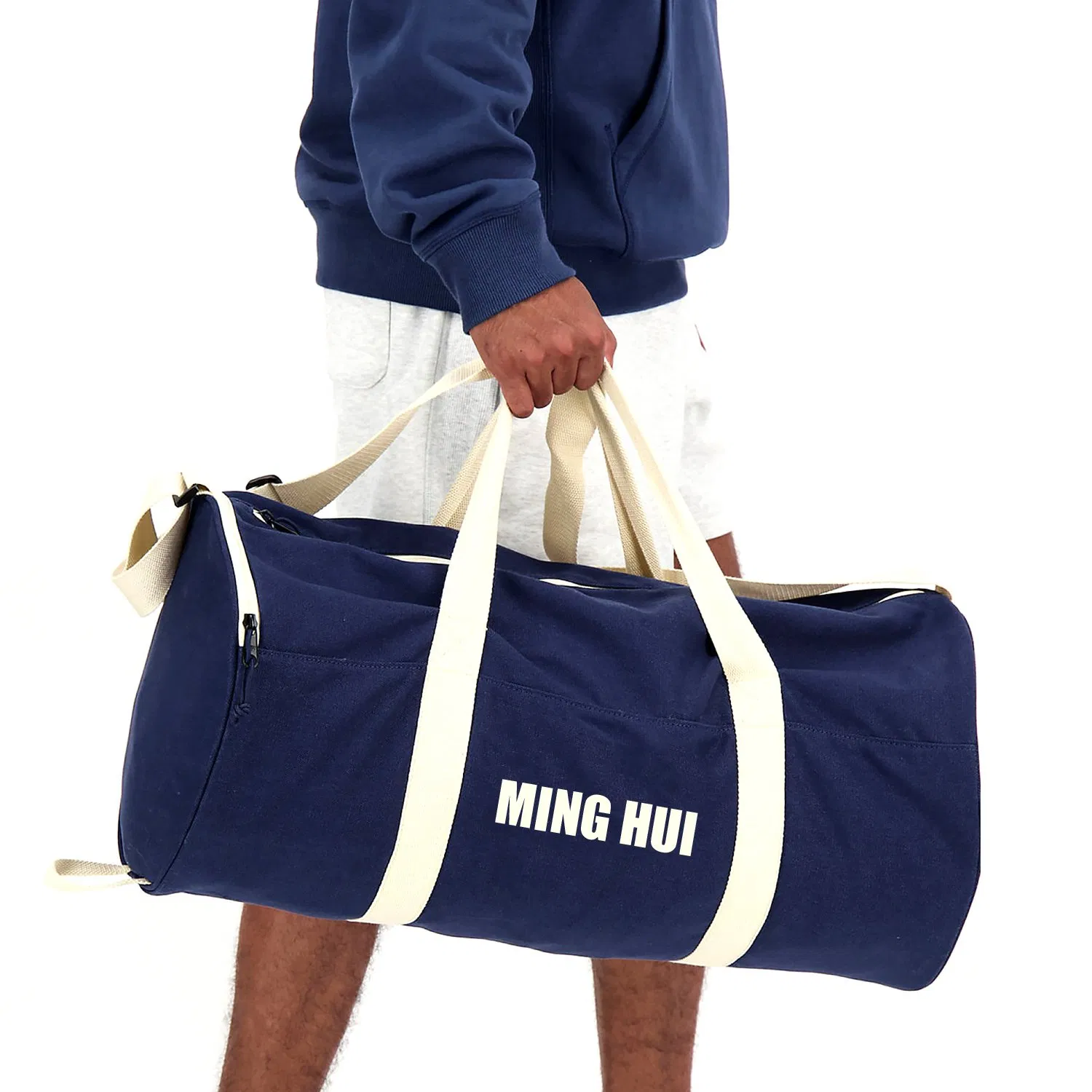 Bolsas grandes plegables para el fin de semana, deportivas, de algodón, económicas, maletas tipo barril, duffel, para viajar, gimnasio, bolsa de viaje para hombres