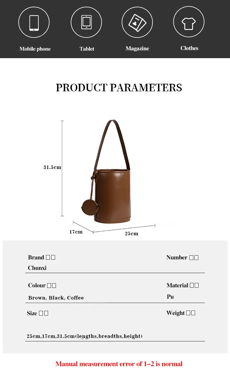 Bolsas Hobo para Mujeres Bolsa de Cuero Vegano Bolsos Tipo Cubo Bolso de Hombro Minimalista Gran Capacidad Bolsa Tote Clásica