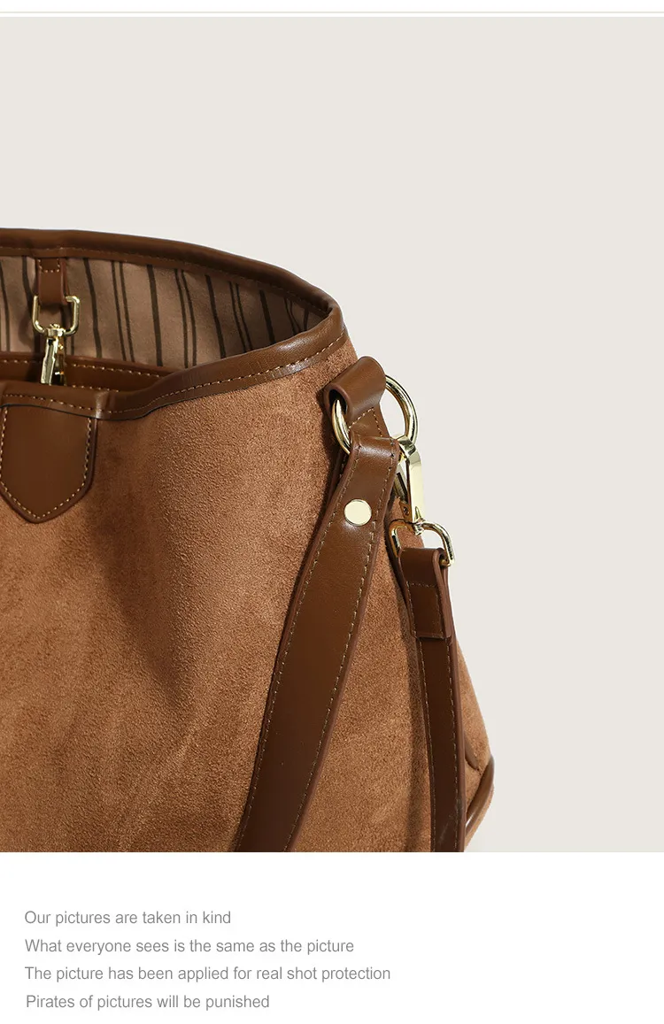 Bolso de hombro cruzado de gran capacidad para mujer