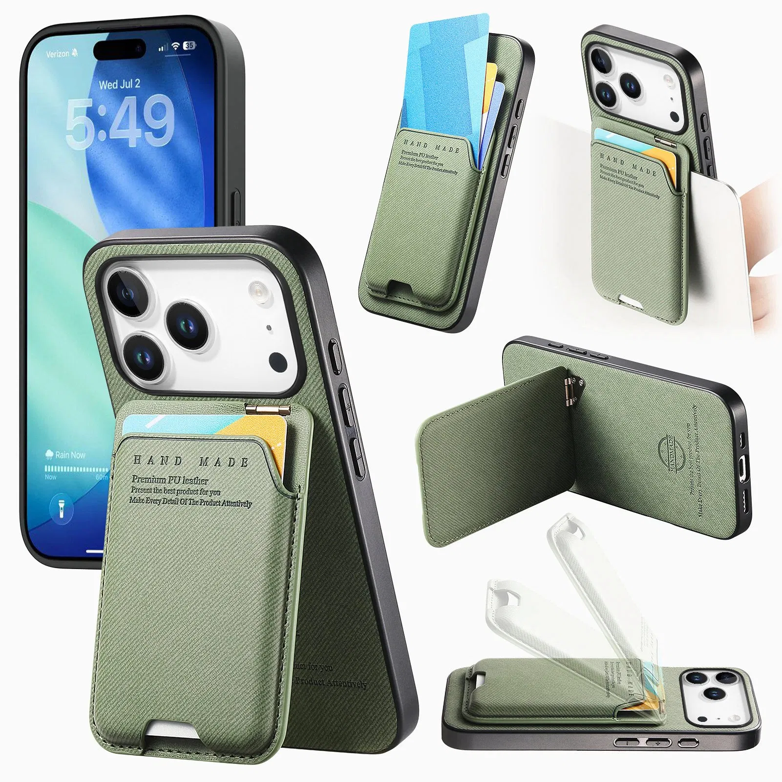 Cartera de teléfono vertical al por mayor para iPhone 17 PRO Max Samsung S26 Ultra proveedor de fábrica