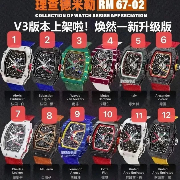 Omg Reloj de Lujo Multifuncional con Luz Nocturna Movimiento Suizo de la Fábrica Lunar Dial