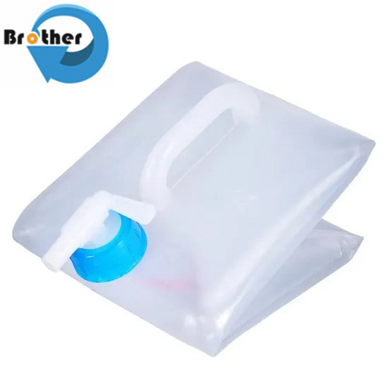 Folding 5L-20L Cubo de Plástico Suave en Forma de Cuadrado para Uso Exterior Bolsa de Agua con Cartón para Barriles y Cubos Cubitainer