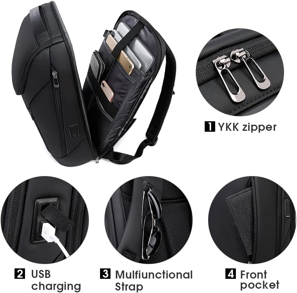 Mochila de Negocios Inteligente para Laptop de 15.6 Pulgadas