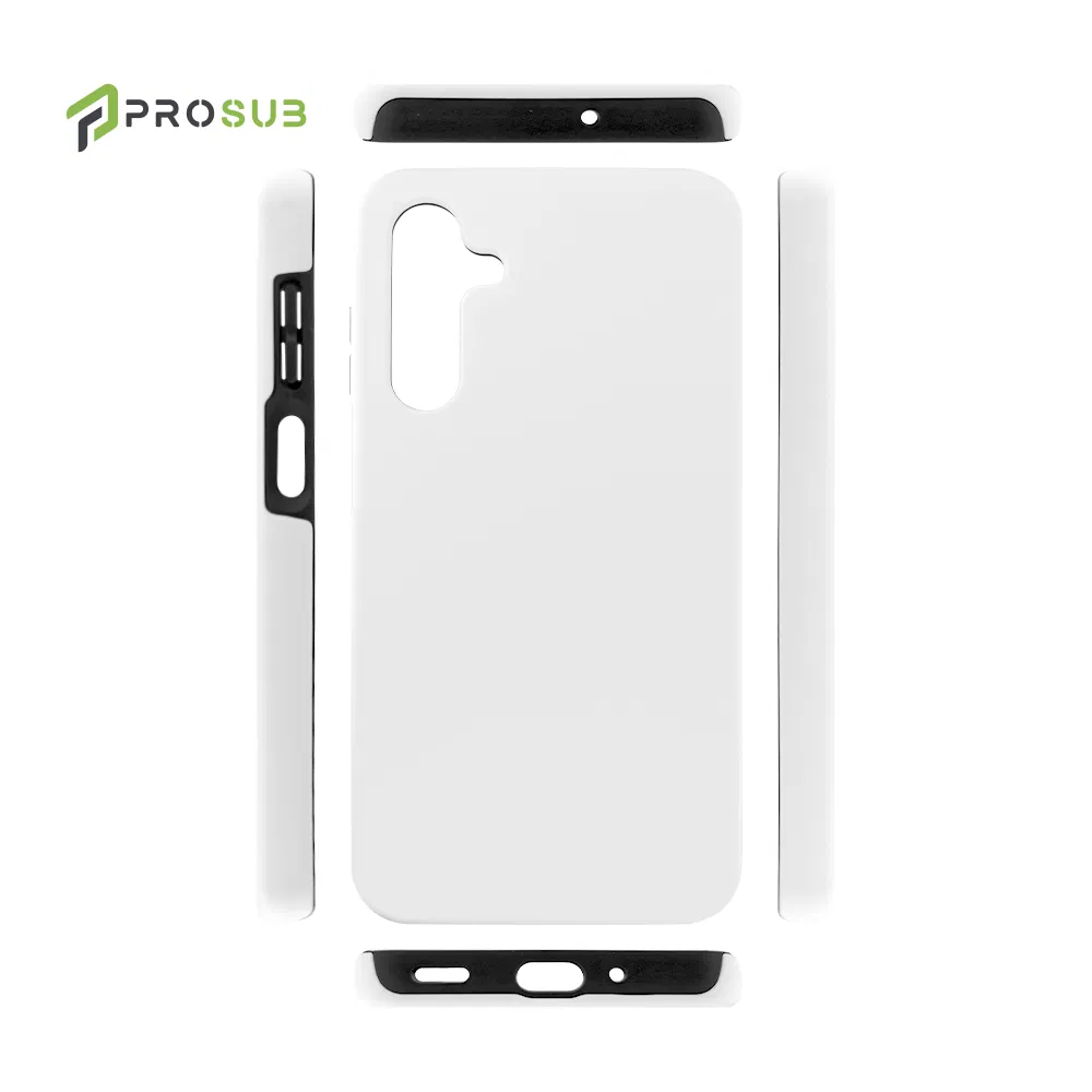 Prosub 3D 2-in-1 película de caso recubierta para sublimación en blanco cubierta personalizada para teléfono para Samsung Galaxy A16/A36/A56