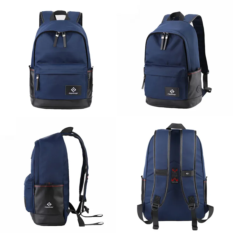 Mochila escolar para adolescentes de nylon impermeable al por mayor para exteriores