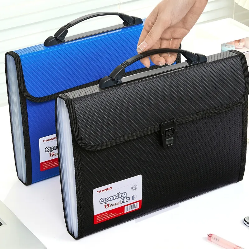 Carpeta Acordeón de Precio Económico 13 Bolsillos Organizador de Archivos Expansibles con Asa