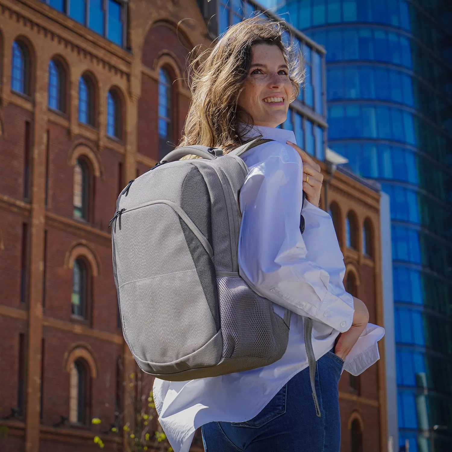Bolsa de Negocios para Laptop Oxford Personalizada con Logo Bordado 2026 Unisex de Moda y Portátil con Carga USB