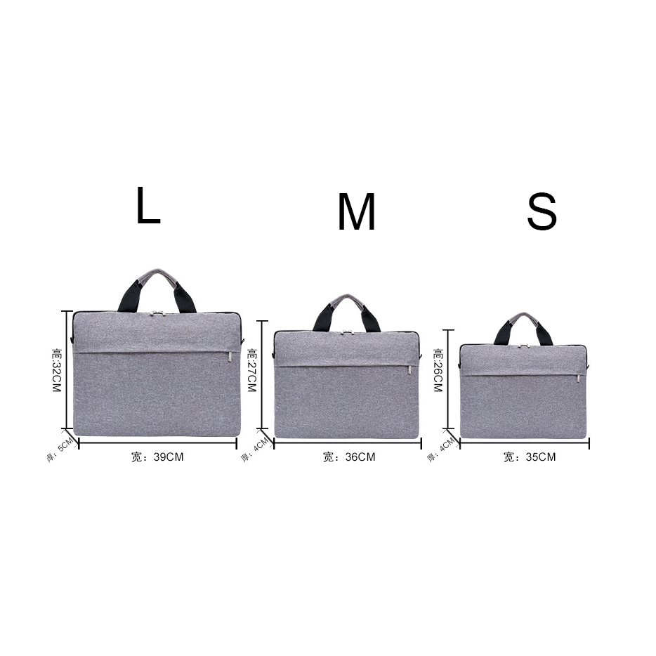 13.3 Bolsa para portátil de pulgadas, maletín, mensajero, reunión, universidad, conferencia, bolsa para portátil