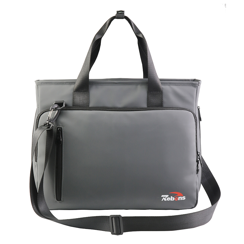 Conjunto de archivo de oficina personalizado para hombres, bolsa de computadora cruzada de cuero de lujo expandible para llevar portátil, bolsa de hombro 14 15 16 17