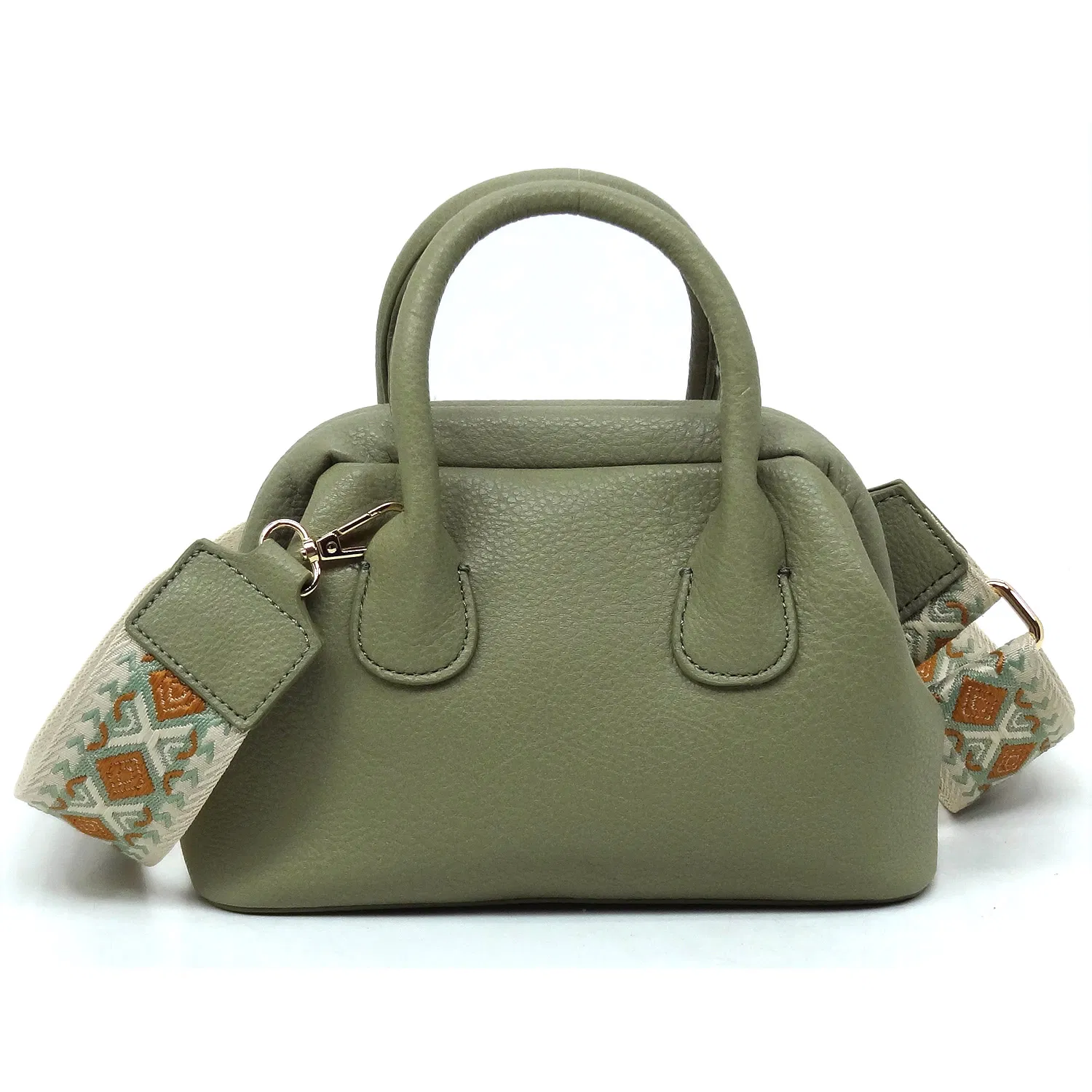 Bolsas de hombro cruzadas de moda al por mayor, bolsas de clip personalizadas con logo de diseñador, bolso de marco para médicos, bolsa cruzada de primavera