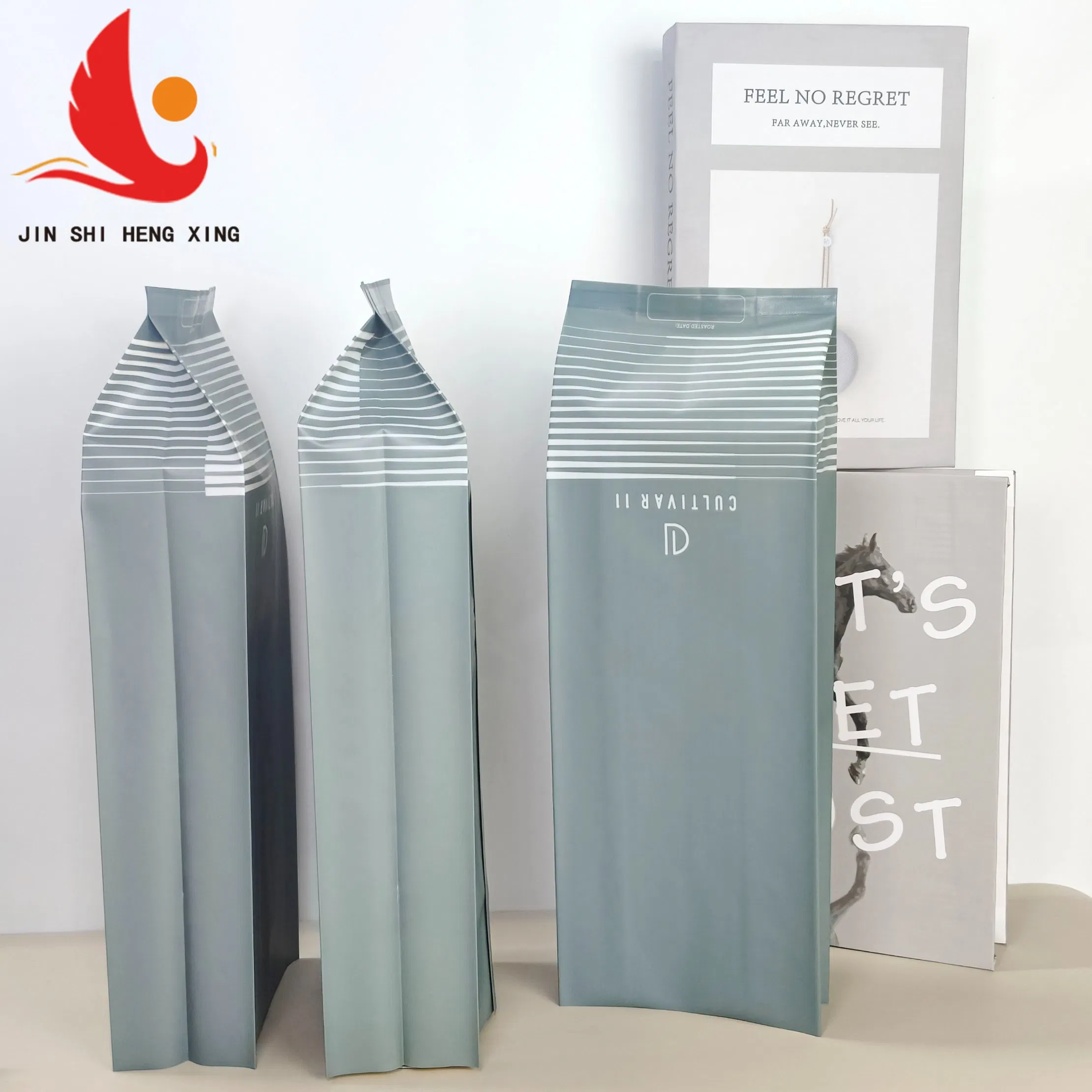 Bolsa de almacenamiento de acordeón gris versátil con válvula de aire integrada