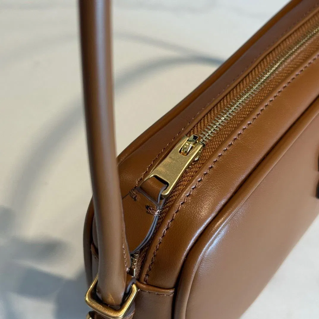 Bolso Baguette - Bolso de axila femenino a la moda, bolso de cuero genuino, bolsos de alta gama a la moda