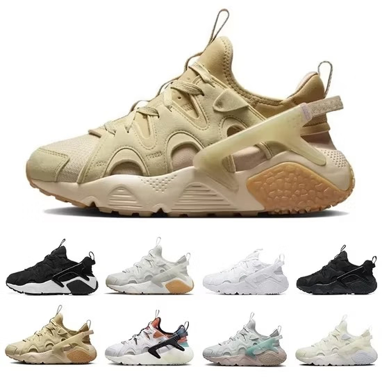 Zapatillas de running Huarache Craft para hombres Triple Sanddrift Año Nuevo Lunar Leche de Coco Claro Entrenadores para hombres y mujeres Zapatillas deportivas Réplicas
