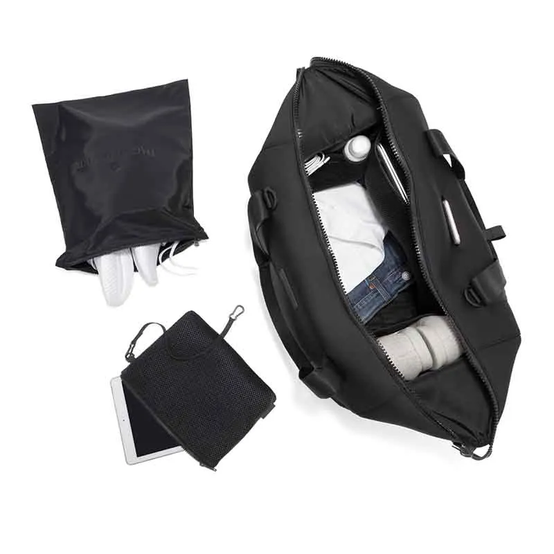 Bolsa de viaje de neopreno grande e impermeable para mayoristas, bolsa de gimnasio, bolsa de fin de semana, bolsa de hombro