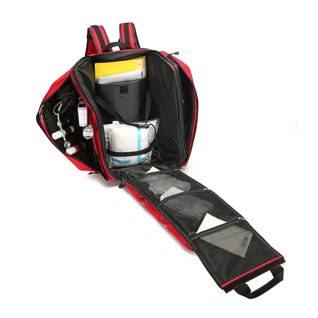 Mochila médica portátil de emergencia grande para camping, ambulancia, coche, supervivencia, kit de primeros auxilios táctico, bolsa para doctor y enfermera