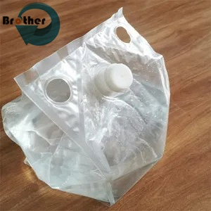 Folding 5L-20L Cubo de Plástico Suave en Forma de Cuadrado para Uso Exterior Bolsa de Agua con Cartón para Barriles y Cubos Cubitainer