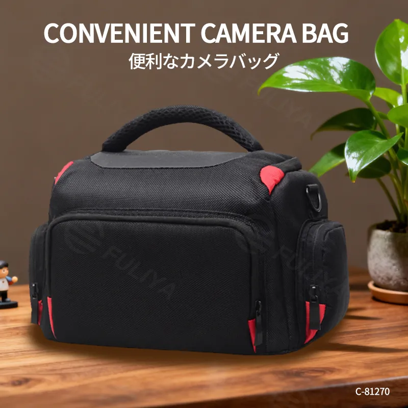 Funda de Cámara Personalizada DSLR Impermeable Portátil Bolsa de Hombro para Equipos de Fotografía y Grabación de Video