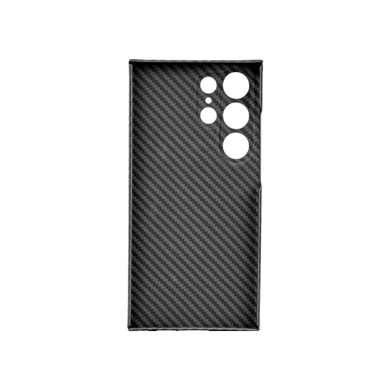 Funda de teléfono de lujo, a prueba de golpes, resistente al desgaste, ligera, de carbono real premium en gris y negro para Samsung Galaxy S24 Ultra, S24, S24+