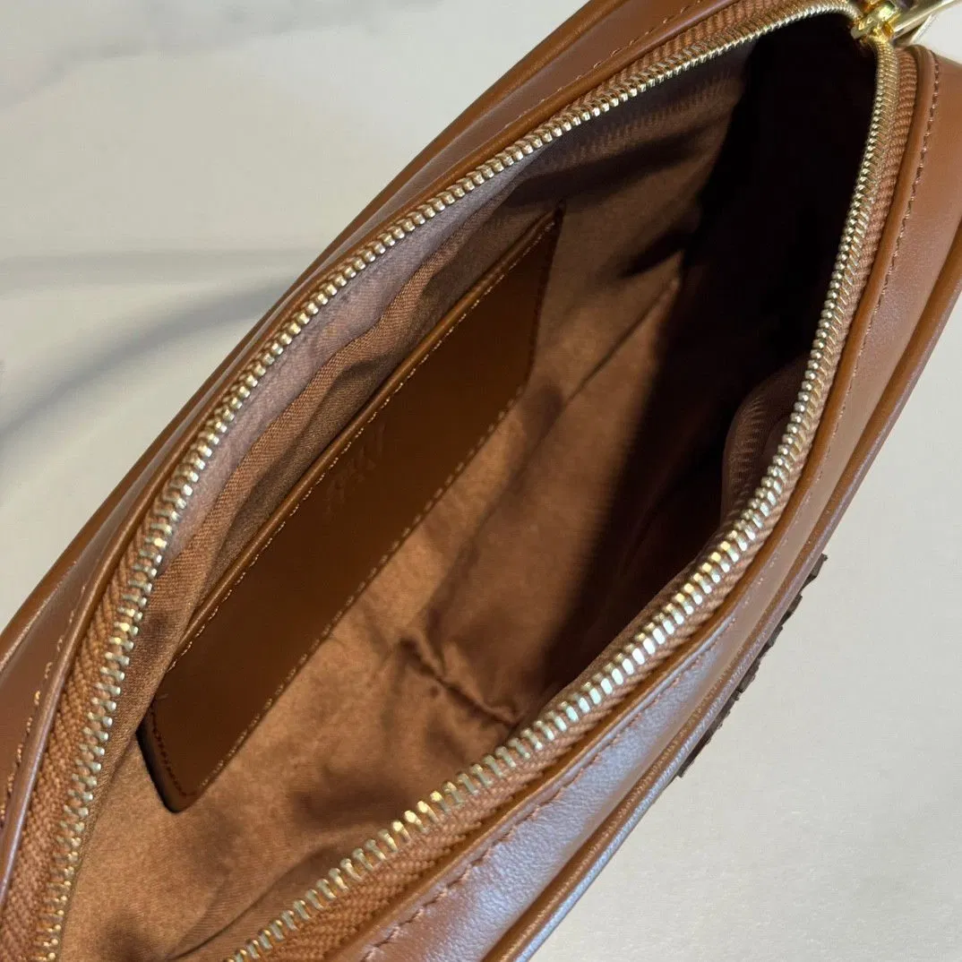 Bolso Baguette - Bolso de axila femenino a la moda, bolso de cuero genuino, bolsos de alta gama a la moda