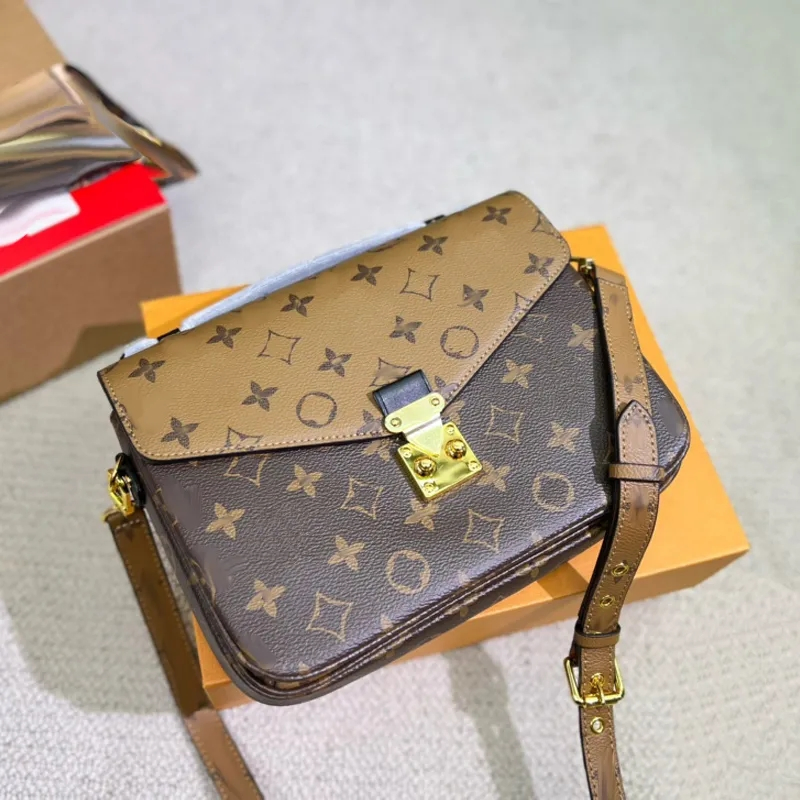 Mujeres Moda bolsos cruzado Top Real piel Baguette Cruz cuerpo Bolsas de cadenas