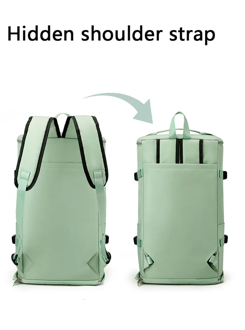 Bolsa de deporte grande personalizada para mujeres, bolsa de viaje de yoga para el fin de semana