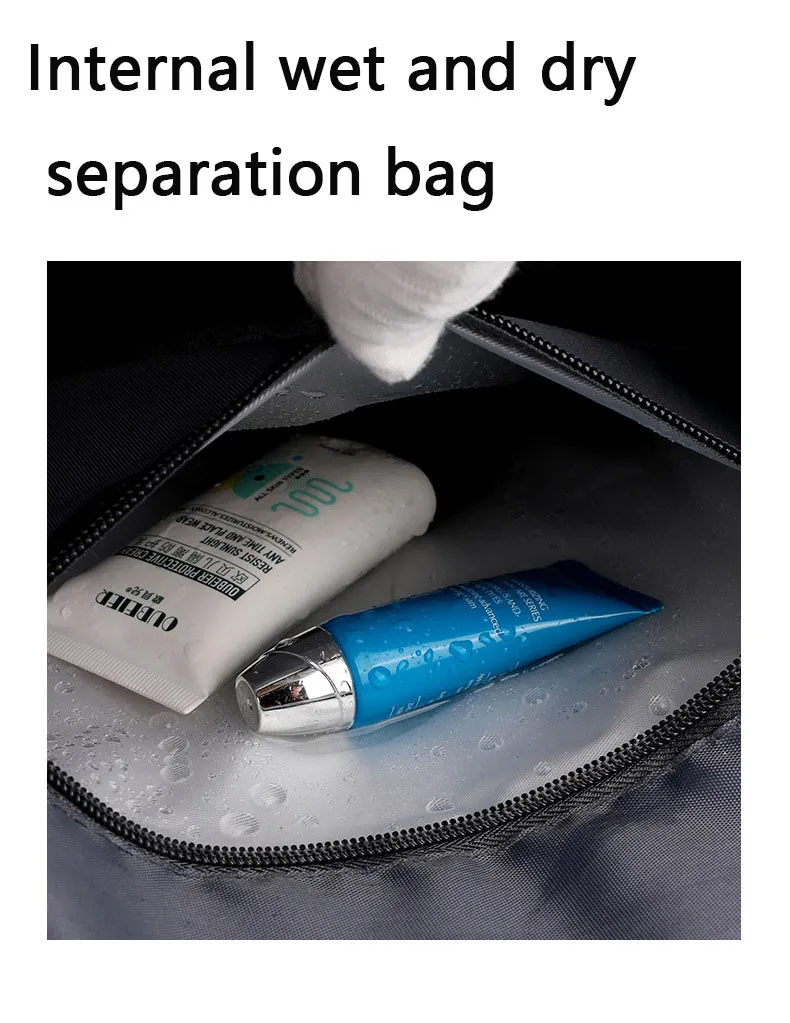 Bolsa de deporte grande personalizada para mujeres, bolsa de viaje de yoga para el fin de semana