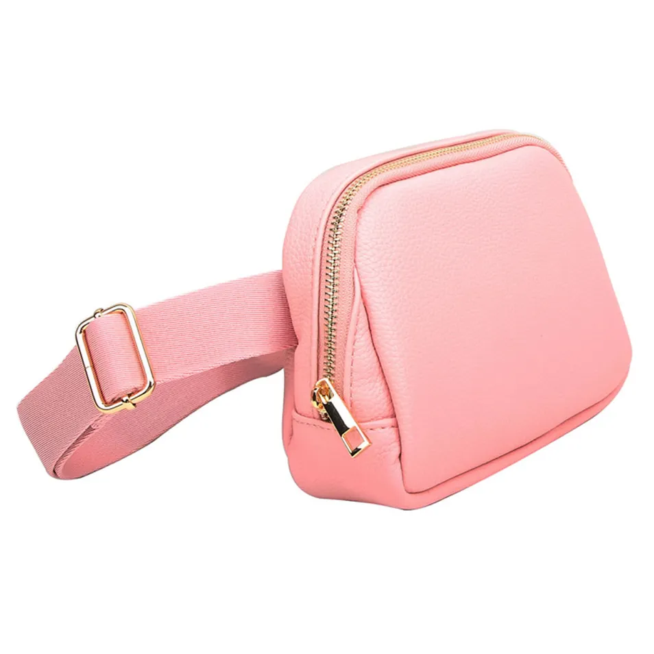 Bolso cruzado elegante de piel sintética suave para un estilo de vida activo