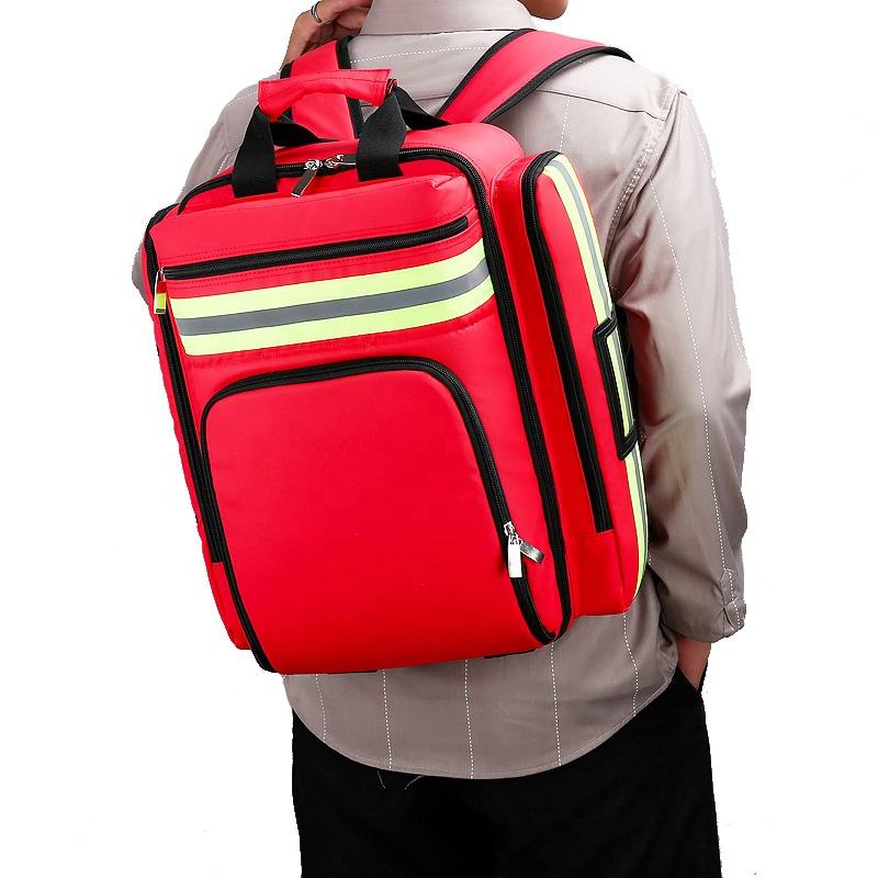 Kit de primeros auxilios modular vacío y elegante para paramédicos, colección médica de maletas de lujo, mochila de módulo médico para doctores