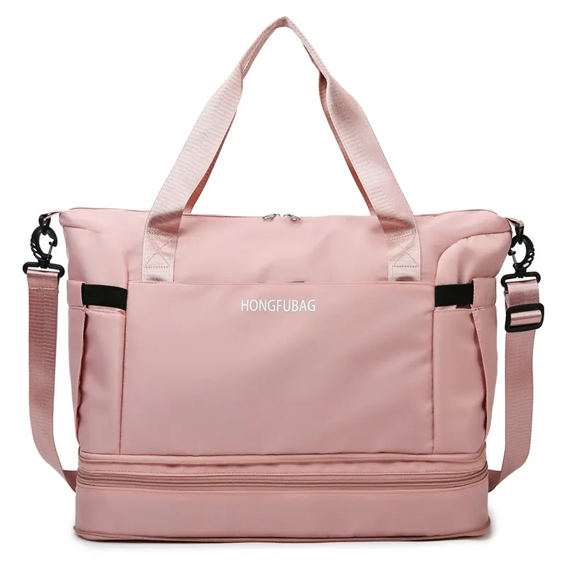Bolsa de deporte para mujeres y hombres, bolsa de viaje de fin de semana
