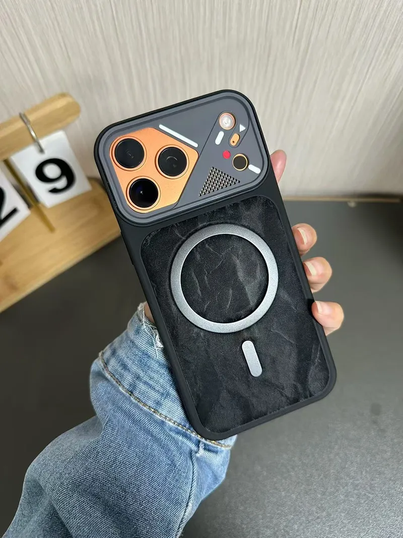 Funda flexible a prueba de golpes con carga magnética Magsafe