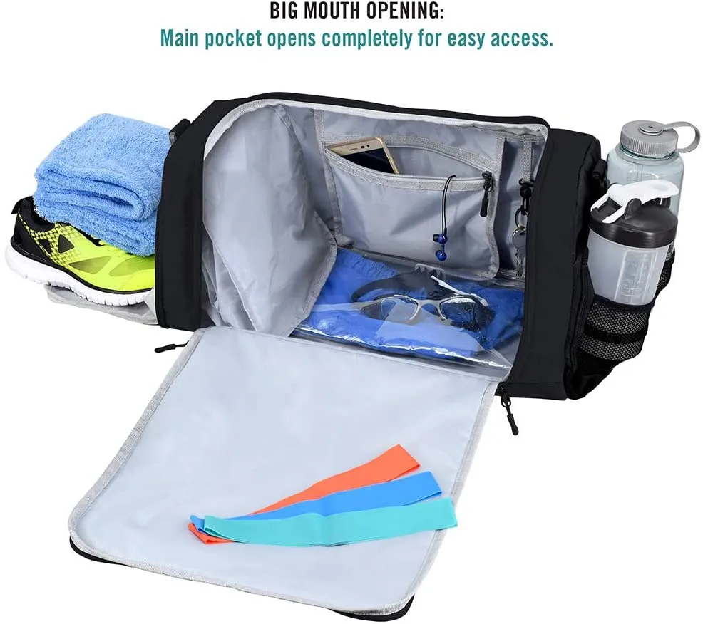Bolsa de viaje de fin de semana de baile, resistente al agua, de gran capacidad y duradera